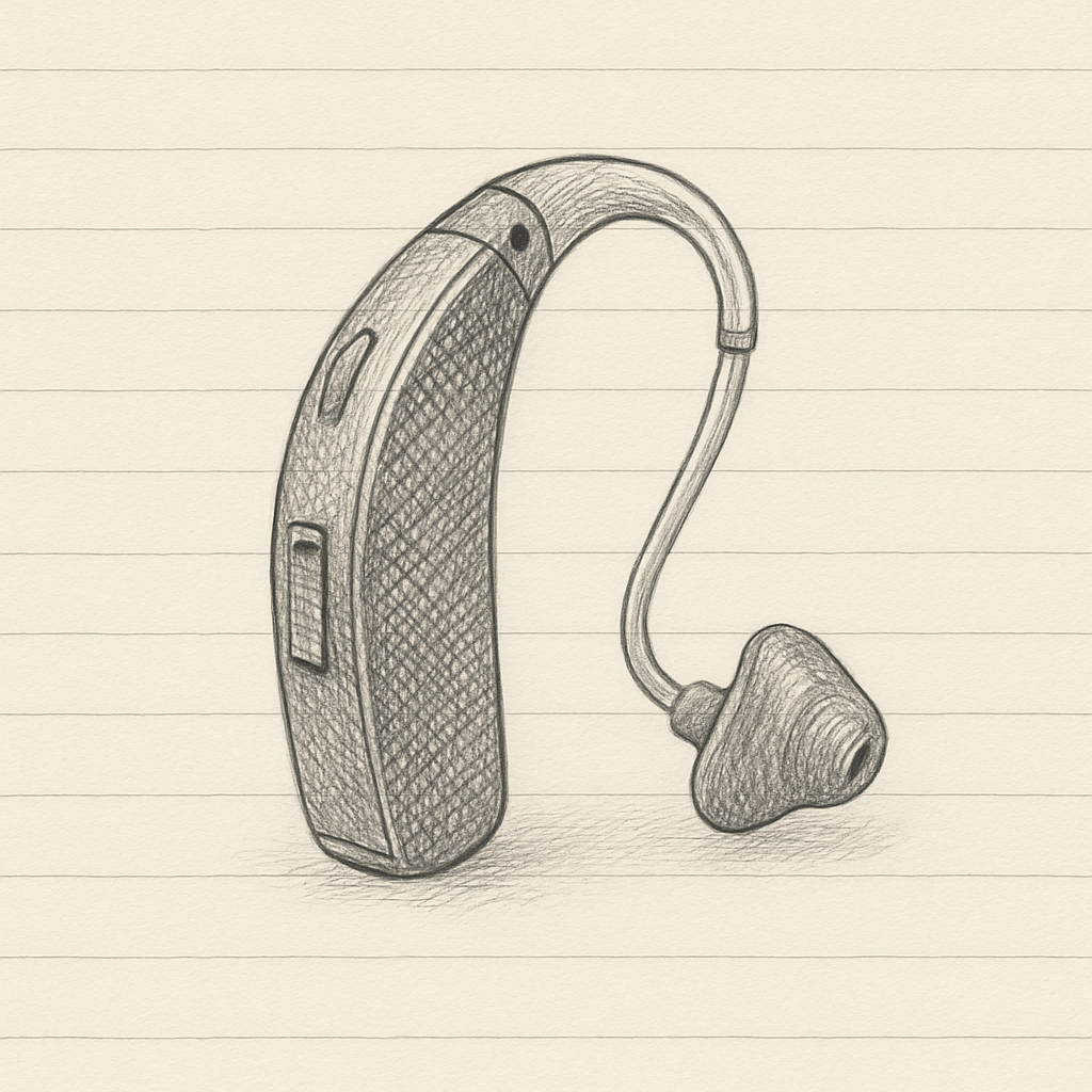 Illustrated overview of top-rated hearing aids for seniors evaluated by HearingExperts